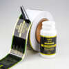 Premium foil labels for supplement bottles