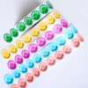 Waterproof glossy circle stickers for product logo labels