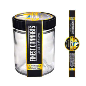 Permanent adhesive food jar tamper proof seal sticker