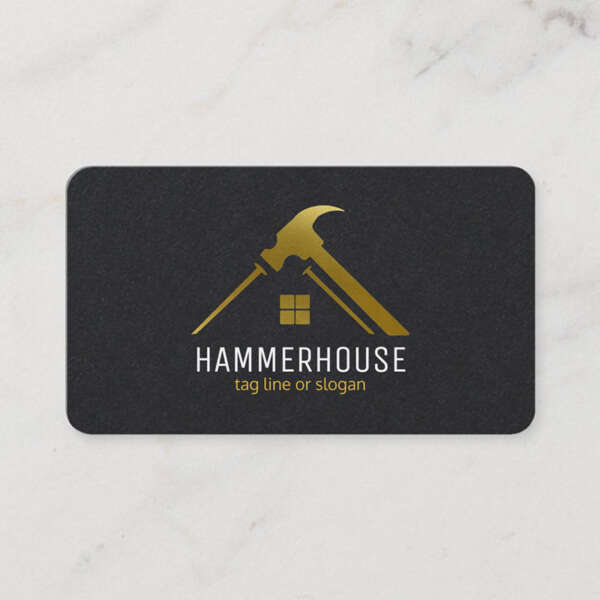 luxury black paper gold edge gold foil business cards retail display view