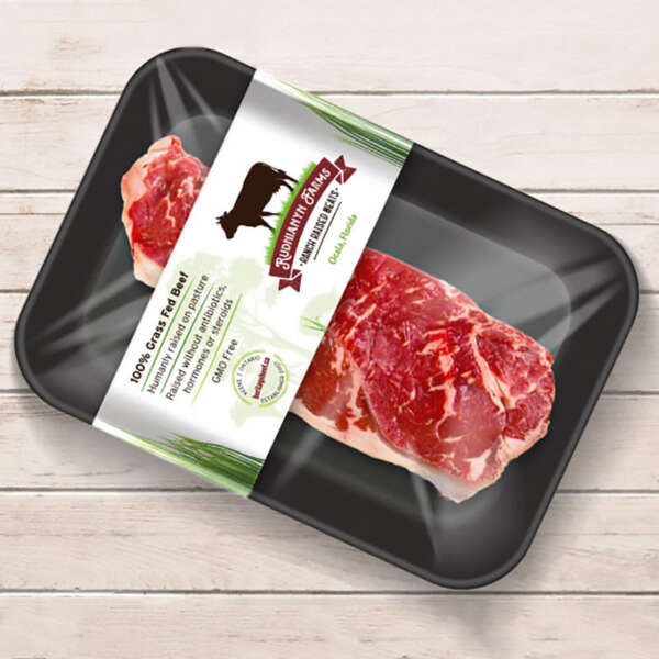 Freezer resistant premium adhesive labels for frozen meat