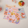 Colorful kids sticker sheet with waterproof vinyl