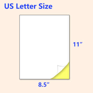 A3 A4 glossy matte vinyl sticker sheets