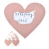 rose gold silver scratch off gift thank you card labels front view