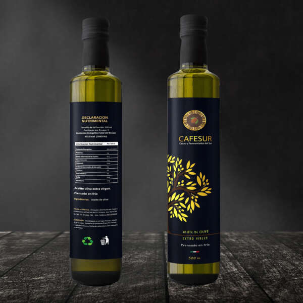 Custom luxury oil bottle labels with waterproof adhesive material