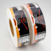 Adhesive etiqueta labels for chili sauce bottles