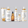 Gold foil beauty bottle labels
