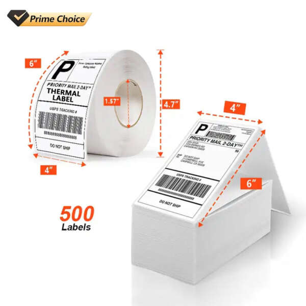 4x6 direct thermal shipping labels