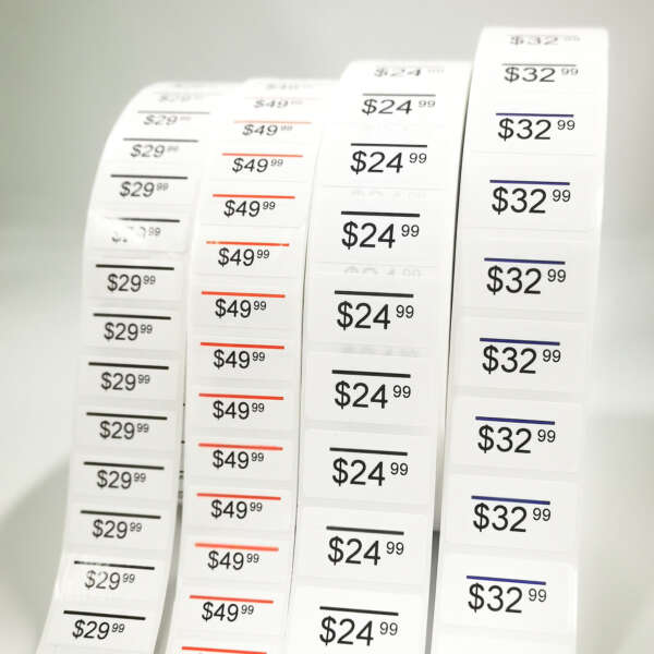 Clothing accessories price labels