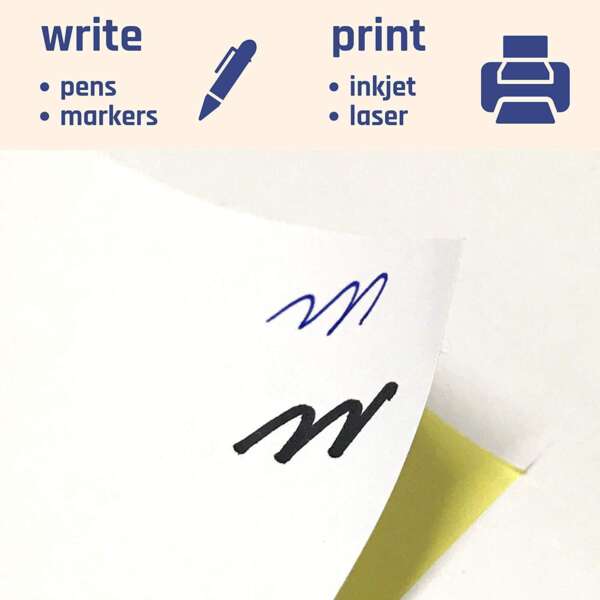 Self adhesive carton label paper