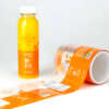 Plastic bottle packaging labels for beverage branding