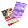 custom A3 A4 A5 A6 poster catalogue brochure flyer printing custom logo option