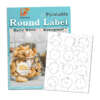 Precut 2 inch circle labels