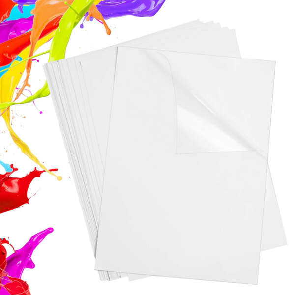 Waterproof vinyl sticker paper
