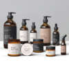 Waterproof cosmetic bottle labels