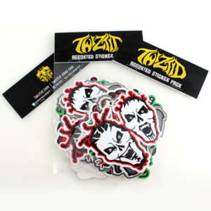 Waterproof die cut sticker pack
