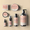 Flexography printed cosmetic labels