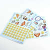 Promotional sticker sheets for retail packaging