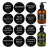 Kitchen bathroom bottle stickers for refillable containers