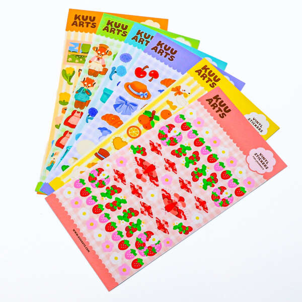 Self adhesive vinyl labels