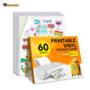 Adhesive inkjet vinyl sheets