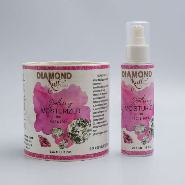 Custom logo bottle label printing