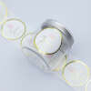 Custom printed adhesive cup logo labels
