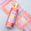 Gold foil skincare bottle labels