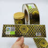 Honey packaging label for glass bottle with logo