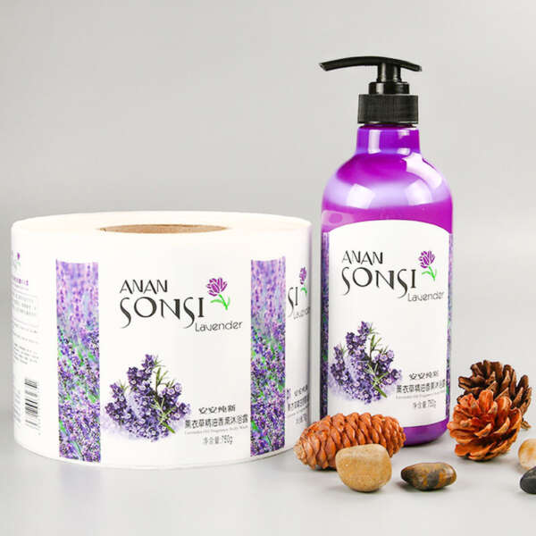 Waterproof beauty label rolls