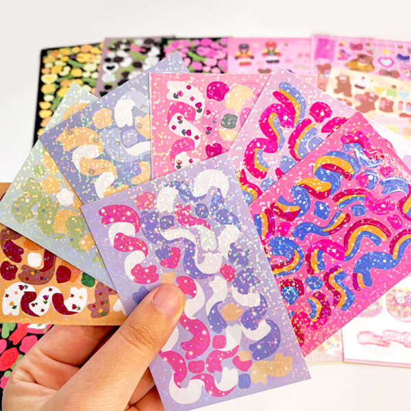 Transparent sticker sheet printing