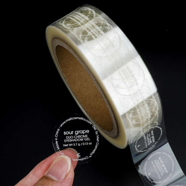 Personalized clear stickers for bottle labels
