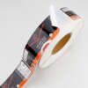 Sauce jar stickers with barcode panel
