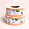 Custom printed roll labels for bottles