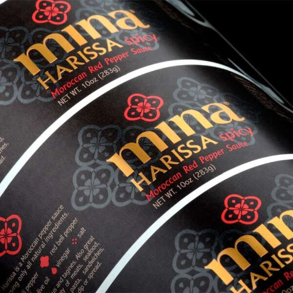 Customized printed bottle packaging label stickers