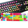 Full color anime laptop keyboard stickers