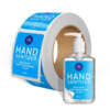 Waterproof transparent hand soap labels for product packaging
