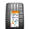 Waterproof tire sticker label rolls