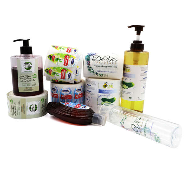 Waterproof polypropylene label stickers for detergent bottle packaging