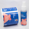 Custom clear hand soap label sticker roll for luxury product packaging