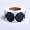 Custom logo round sticker roll for refined gift packaging labels