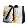 recyclable boutique jewelry gift shopping paper bag with logo view 1