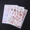 Printable translucent sticker paper for planner sheets
