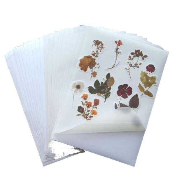 Washi paper sticker sheet material