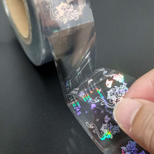 Foil hologram sticker printing