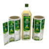 Luxury gold foil olive oil bottle labels with waterproof finish