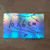 Anti counterfeit destructible sticker paper roll