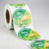 Custom logo sticker roll printing