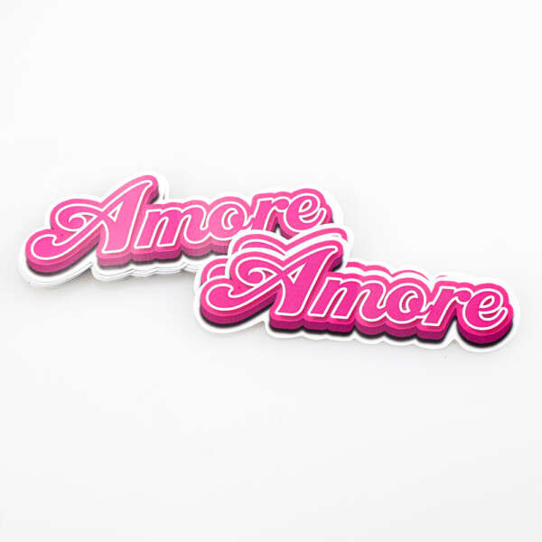 Custom adhesive logo labels
