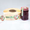 Food packaging label stickers with custom etiquette design